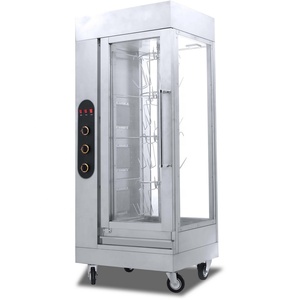 Horno eléctrico de pollo giratorio Vertical, con 2 puertas, 24 cestas colgantes - Product Image 4