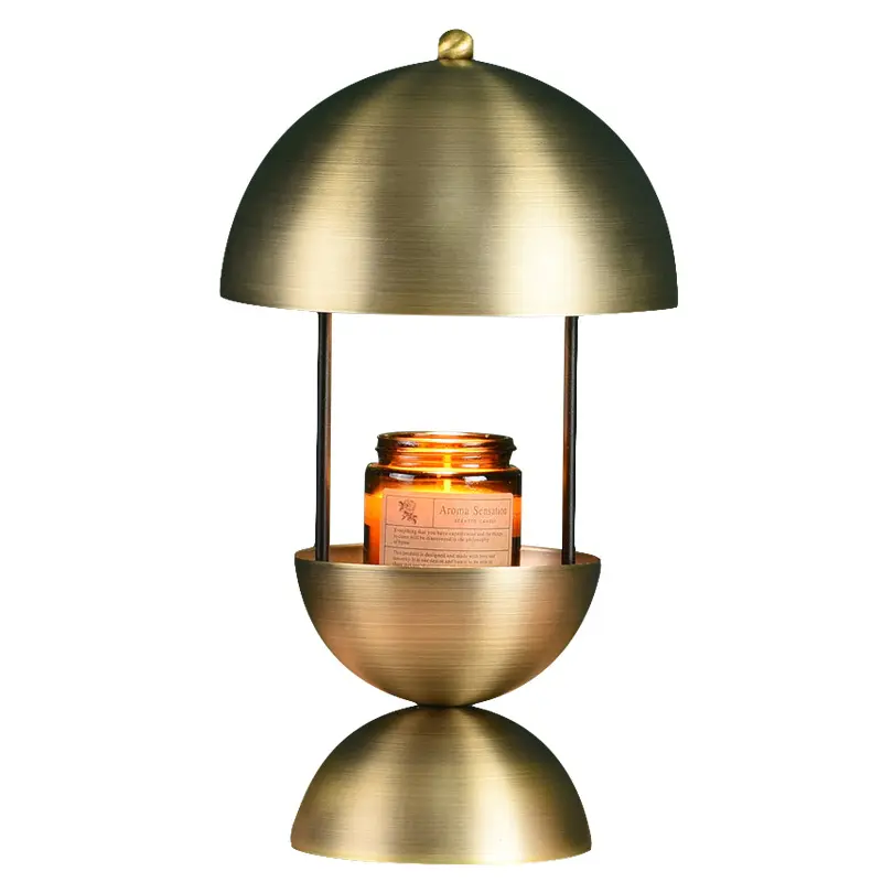 Dimmbare Kerzen wärmer lampe im europäischen Stil für Glas kerzen Elektrischer Wachs schmelzwärmer mit Timer GU10 Aroma therapie lampe Brenner