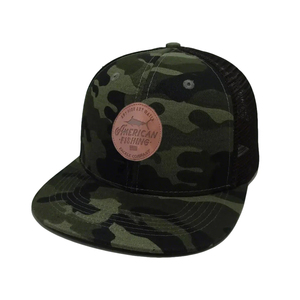 หมวกเบสบอลลายพราง6แผง PU หมวกตกปลาหมวกตาข่ายกาแฟหมวกหมวกทรูเกอร์หมวกกลางแจ้ง IVA-C-G-97 - Product Image 1