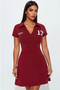 Comodo7 Robe longue tendance à col en V pour femme, 95% coton, 5% élasthanne, écologique, couleur unie, logo brodé personnalisé - Product Image 2