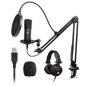 MAONO Micro À Condensateur USB Podcasting Studio Microphone Avec Moniteur En temps Réel Casque pour youtube D'enregistrement - Product Image 2
