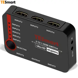 TESmart Best 5 In 1 Out 4k HDMI-Switch Ir 5 Port Way HDMI-Switch 5 zu 1 Für TV