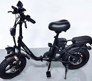 Offre Spéciale 16 pouces cadre en acier à haute teneur en carbone Style 48V 800W batterie au Lithium à grande vitesse frein hydraulique arrière vélo pliant - Product Image 1