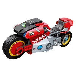 2024 New CE City Racing 1 CT-3 X motorcycle model assembly toy Splicing and Assembling Toys