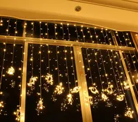 Waterfall Curtain String Light for Indoor and Outdoor