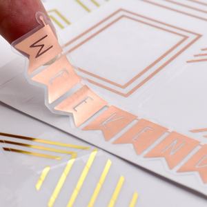 Feuille d'autocollants transparents en feuille d'or <span class=keywords><strong>de</strong></span> haute qualité personnalisée, découpe à la forme, feuille d'autocollants transparents <span class=keywords><strong>pour</strong></span> planificateur - Product Image 5