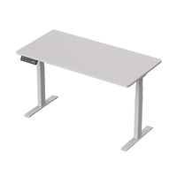 Bureau intelligent moderne réglable en hauteur, table électrique motorisée assis-debout, double moteur, double colonne, bureau de bureau, capacité de charge de 120 kg