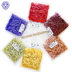 Vente en gros de pierres de zircone cubique de qualité 5A, couleur L-Olive, taille ronde brillante, zircone synthétique, pierres en vrac - Product Image 3
