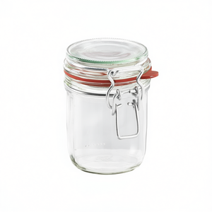 Lot de 6 pots en verre avec anse en fil métallique Leifheit, récipients de rangement pour la cuisine - Product Image 2