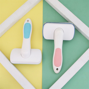 Peigne pour chat très vendu avec aiguilles en acier inoxydable, peigne pour enlever les poils d'animaux, en plastique et respectueux de la peau - Product Image 2