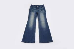 Pantalones Vaqueros Rectos de Mujer Estilo Y2K Vintage Lavado con Efecto Desgastado, de Cintura Baja, Ajuste Delgado, Acampanados, Minimalistas y Versátiles, Ideales para Chicas Modernas - Product Image 6