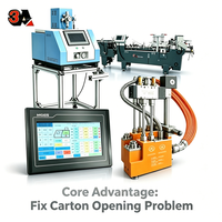 Machine à plier les boîtes automatique électrique 3A-580 avec système de colle thermofusible pour la production de boîtes en papier et en film laminé
