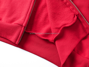 Sweat-shirts à capuche zippés pour hommes, 100% coton de qualité supérieure, style streetwear de créateur, imprimés avec strass, motif Mixed Emotion - Product Image 5