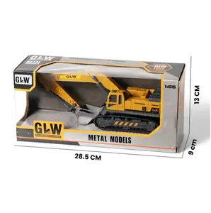 GLW 1:55模型玩具车，铝合金压铸金属汽车玩具，儿童玩具车模型