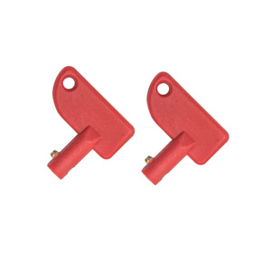 Interrupteur de déconnexion de batterie miniature rouge Hoso Racing avec clé pour voitures, bateaux, camions, coupure moteur, en ABS - Product Image 5
