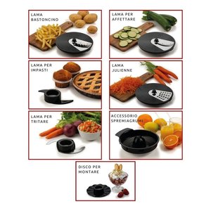 Robot culinaire 1000W MODERNA Gourmet Pro Rouge 00C178200AR0 - Product Image 2