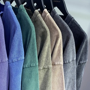 Fait sur mesure grande taille hommes <span class=keywords><strong>T</strong></span>-shirts <span class=keywords><strong>2020</strong></span> lourd surdimensionné <span class=keywords><strong>T</strong></span>-<span class=keywords><strong>shirt</strong></span> en gros bordure rue goutte épaule hommes coton <span class=keywords><strong>T</strong></span>-<span class=keywords><strong>shirt</strong></span> - Product Image 3