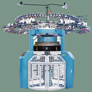Kingknit Machine à tricoter circulaire informatisée à haute vitesse en double jersey jacquard automatique pour chandails tissus éponge plate - Product Image 3