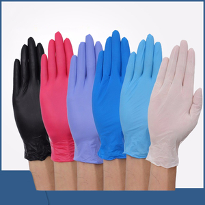 Guantes de nitrilo de alto nivel de rugosidad en la ou, guantes de trabajo de seguridad para mecánicos recubiertos, venta a bajo precio - Product Image 2