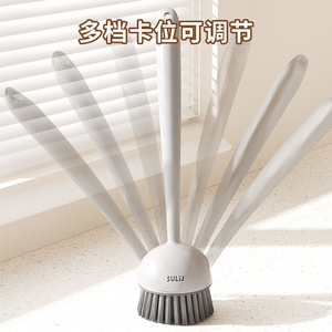 Sulij Dish Brush Long Handle Steel Wire Multi Functional Kitchen Cleaning Tool - Product Image 4