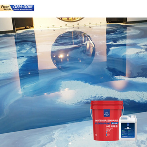 Revestimiento de Piso Epóxico Transparente Impermeable, Base Agua, Dos Componentes, Autonivelante, Brillo Personalizado, Uso Industrial de Alta Resistencia, <span class=keywords><strong>Salux</strong></span> DPQ001 - Product Image 3