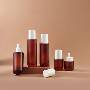 Nouvel ensemble de voyage cosmétique pour lotion et sérum, emballage en verre, pot vide pour crème 30g - Product Image 2