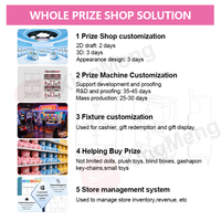 Mesin Penjual Mainan Kapsul Gachapon 2-Lapisan Kustom Pabrik, Permainan Arcade Gacha Jepang
