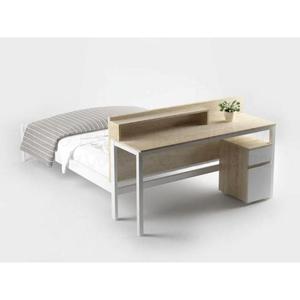 Nội Thất Ký Túc Xá Khách Sạn Kệ Khung Kim Loại Giường Gác Xép Có Sofa - Product Image 3
