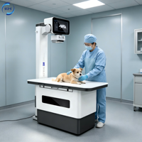 Appareil de radiographie vétérinaire portable médical, système DR, machine à rayons X haute fréquence 32 kW pour diagnostic en clinique et hôpital