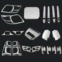 Accessoires de voiture YCSUNZ Hilux, kit complet en ABS chromé pour Toyota Hilux Vigo 2010 2011-2014, ensemble d'accessoires combinés