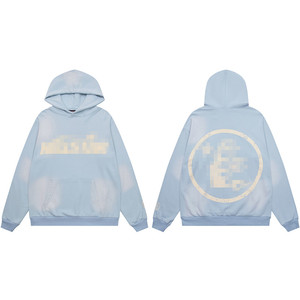 Sudadera con capucha estilo streetwear para hombre, sudadera holgada de algodón retro, jersey con estampado de corazón gótico, chaqueta moderna para otoño - Product Image 1