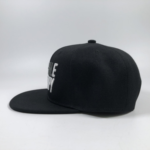 American Hip Hop Cap With 3d Embroidered Basic 6 Panel Black Sporty Baseball Gorra Custom Logo Flat Bill Men Hats Snapback - Product Image 5