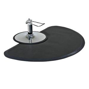 Semi Circle Anti Fatigue Salon <b>Mat</b> Non Slip <b>Waterproof</b> PU Barber Chair Floor <b>Mat</b> for Beauty Salon - Product Image 4