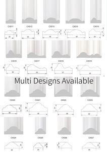सफेद प्राइमेड पीएस मोल्डिंग खिड़की फ्रेम ट्रिम दरवाजा आवरण आधुनिक इंटीरियर दीवार सजावटी लाइन पॉलीस्टाइरीन वेन्स्कोटिंग पैनल - Product Image 3
