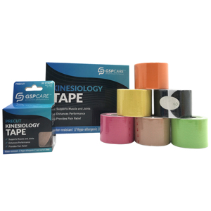 5cm * 5m renkli Kinesio bant spor kas koruma için kinesiyoloji bandı su geçirmez özel Logo halter bant toplu rulo - Product Image 4