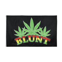 Banda Hippie de BOB Marley Reggae Rasta de 3x5 pies de poliéster de alta calidad, en algún lugar, bandera Roma de hierba de humo 420 para Bar, fiesta, Bandera de música
