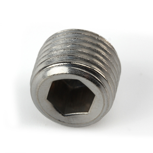 Bền Chống Ăn Mòn Tùy Chỉnh 304 Thép Không Gỉ 21-23hrc Hexagon Ổ Cắm Có Knurled Đặt Vít Với Cup Điểm - Product Image 3