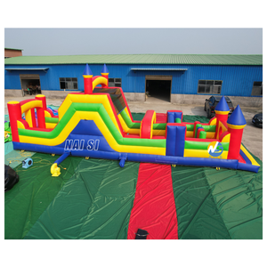 Circuito <span class=keywords><strong>de</strong></span> Obstáculos Inflable Comercial Arcoíris para Niños, Casa <span class=keywords><strong>de</strong></span> Brinco para Alquiler en Parques <span class=keywords><strong>de</strong></span> Diversiones - Product Image 5