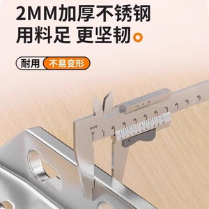 Support d'angle en acier inoxydable de 2 mm d'épaisseur, anti-vibration, pour la fixation de meubles - Product Image 4