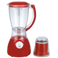 Blender électrique 350W 2 en 1 avec pot en plastique de 1,5L, 4 vitesses, mixeur, blender pour aliments