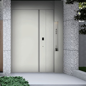 Pintu cor aluminium Gaya Prancis, kayu Solid dan desain polimer dengan bahan Aloi aluminium - Product Image 2