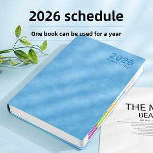 Agenda A5 2026 avec logo personnalisé, planificateur quotidien une page, manuel d'efficacité B6, carnet <span class=keywords><strong>de</strong></span> poche portable, cadeau pour l'auto-discipline, imitation - Product Image 2