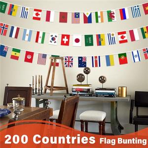 Banderas del Mundo Personalizadas, Pancarta de 1.5x3 pies, Poliéster Impermeable y Duradero, Impresión Digital, Decoraciones para Eventos Internacionales - Product Image 6