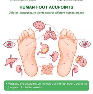 Nouveaux Patchs Détoxifiants Naturels pour les Pieds 2026 aux Herbes, Personnalisables aux Arômes de Gingembre et Thé Vert, Soin 10x13cm, Extrait de Vinaigre de Bois, Vitamine C - Product Image 3