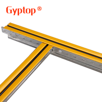 Barre en T en acier galvanisé pour plafond suspendu, composant de grille en T pour hôtel et bureau
