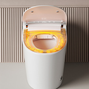 Hiện đại được xây dựng trong bọt chân cảm biến tự động xả nước phòng tắm một mảnh nhà vệ sinh thông minh commode ghế sưởi ấm CHẬU VỆ SINH nhà vệ sinh thông minh - Product Image 2