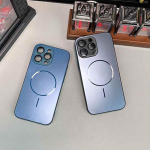 Étui magnétique fin mat AG avec anneau, compatible avec l'étui de téléphone Apple 17 Pro Max, film protecteur d'objectif d'appareil photo à 15 trous précis - Product Image 4