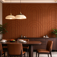 Panneau Acoustique Mural à Rainures 100% Fibre de Polyester Écologique NRC 0.9 Panneaux Acoustiques à Rainures en V Absorbants du Son Vente en Gros OEM