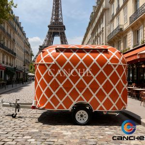 Venta caliente al aire libre Street Van Totalmente equipada Comida rápida Snack Remolque de comida móvil con estándar de Australia - Product Image 3