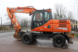 Excavateur sur pneus Doosan DH140W DH150W DH210W DH300W DX60W DX140W - Product Image 2